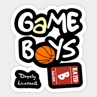 Game Boys Basketball Crew Warmup Jersey Sticker